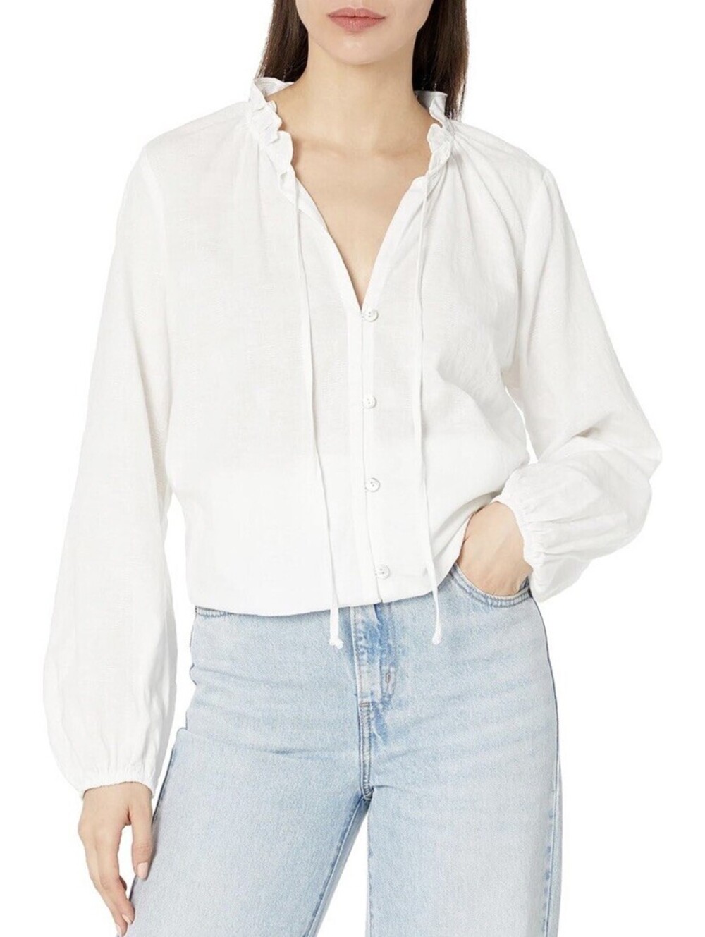 Show Me Your Mumu Women's Alicia Tunic Top Size M White Retail $149